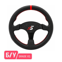 Simagic P-330R (K) руль для симрейсинга (кожа), 330 мм, б/у (Grade 1), черный