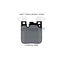 Pagid 8105 колодки тормозные задние