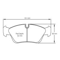 Pagid 2180 колодки тормозные передние, толщина 17,2 мм, состав  RSL 29