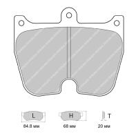 Ferodo Racing FRP3004 колодки тормозные, состав колодок "G" (DS 3.12), черный
