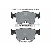 Pagid 8231 колодки тормозные передние, толщина 16,9 мм, состав SP (Street+)