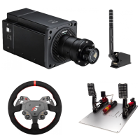 Simagic Alpha + руль GT1 + педали P2000-R (газ, тормоз) + тормоз ручной TB-1