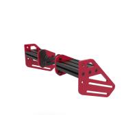 Trak Racer кронштейн фронтальный под рулевую базу (Simagic Evo), черный / красный
