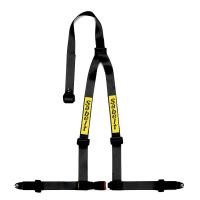 Sabelt ремни безопасности, 3 точки, 2", алюминий, черный