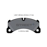 Pagid 4917 колодки тормозные передние, толщина 17,1 мм, состав SP (Street+)