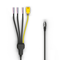 AIM Split 3 аналоговый FW + 1 TC 50 cm, черный / желтый