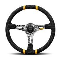 Momo Ultra руль для тюнинга (алькантара), 350 мм, вылет 90 мм, черный