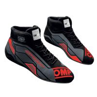 OMP Sport ботинки для автоспорта, черный / красный, 43