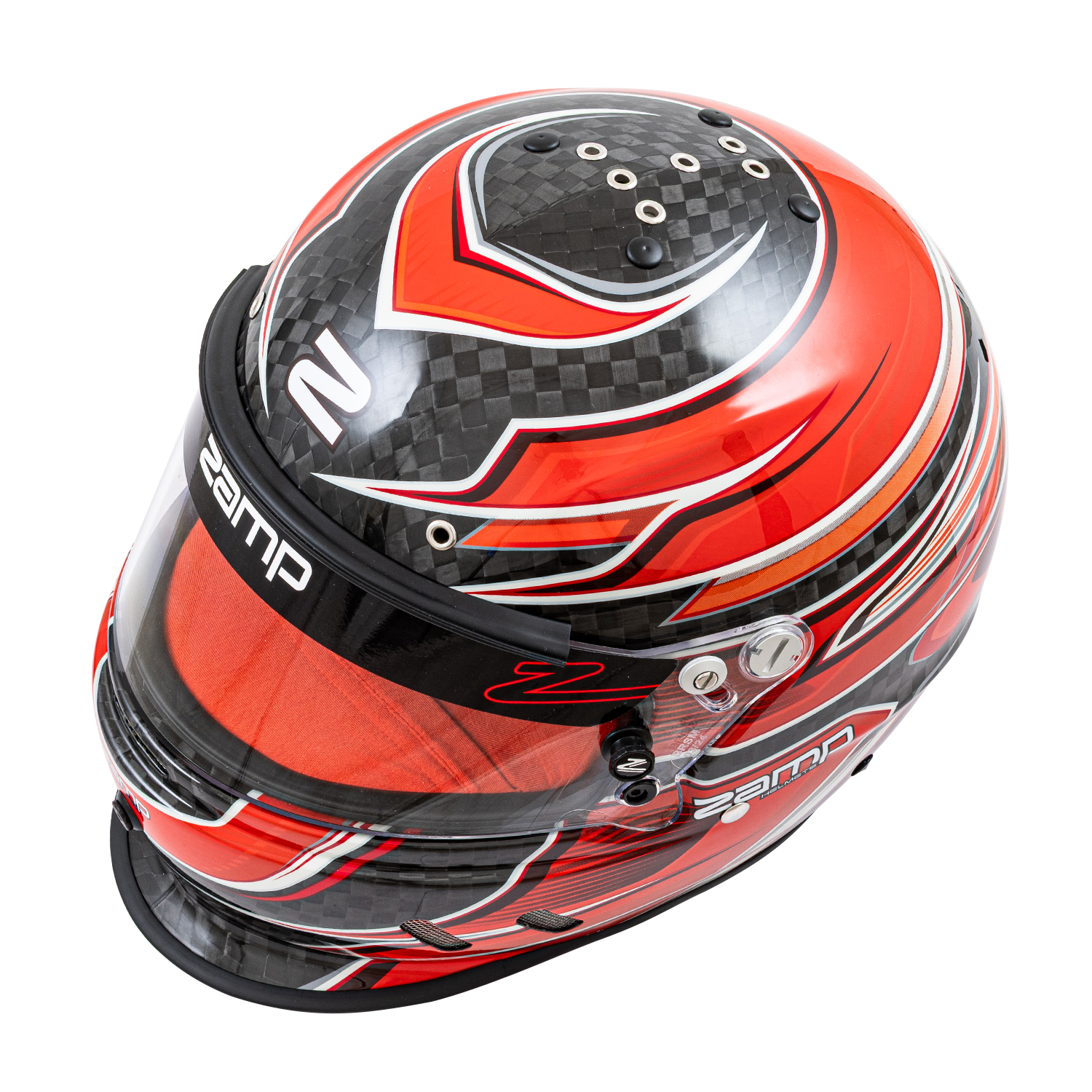 Zamp RZ-67D шлем для автоспорта, красный неоновый, 2XL, цена