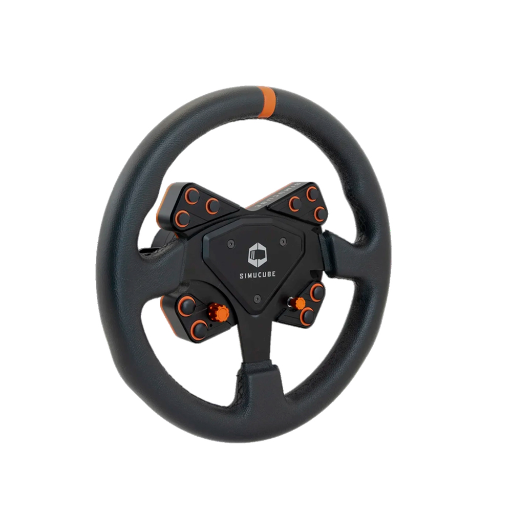 サムサラ　プレイキュー Simucube Tahko GT-21 Round руль для симрейсинга беспроводной, кожа