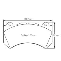 Pagid 8081 колодки тормозные передние, толщина 17 мм, состав RSL 29