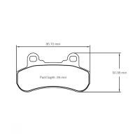 Pagid 6005 колодки тормозные, толщина 7,8 мм, состав UT 1