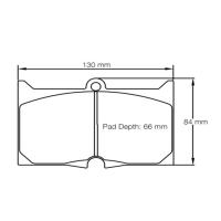 Pagid 8059 колодки тормозные, толщина 25 мм, состав RSH 3