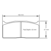 Pagid 1705 колодки тормозные, толщина 16 мм, состав RSL 29
