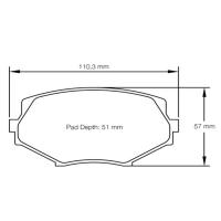 Pagid 8127 колодки тормозные передние, толщина 14 мм, состав RSL 29