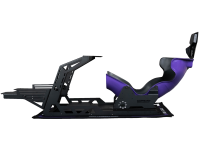 Conspit FP-Lite STD кокпит для симрейсинга + кресло с подголовником + ковер, черный / фиолетовый