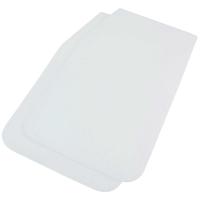 OMP  брызговики (2 шт.), 50 х 30 см, белый