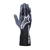 Alpinestars Tech-1 K V3 перчатки для картинга, черный / серый / белый, XXS