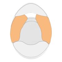 Schuberth накладки щечные (2 шт.) для шлема SF4 ABP, 15 мм, черный