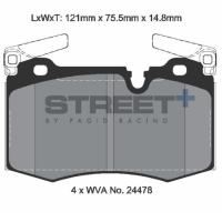Pagid 8188 колодки тормозные передние SP (Street+)