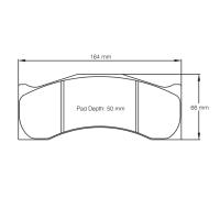Pagid 8044 колодки тормозные передние, толщина 18 мм, состав RST 3