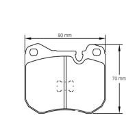 Pagid 4702 колодки тормозные передние, толщина 19 мм, состав RSH 29E