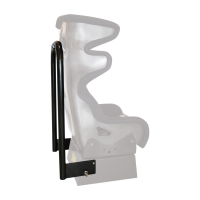 OMP кронштейн для крепления ремней безопасности, черный