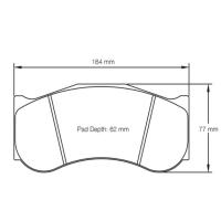 Pagid 2017 колодки тормозные передние, толщина 30 мм, состав RSL 1