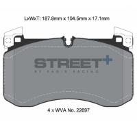 Pagid 8264 колодки тормозные передние, толщина 17,1 мм, состав SP (Street+)