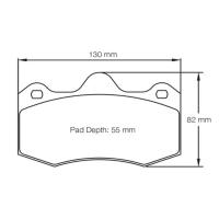 Pagid 4345 колодки тормозные, толщина 16,7 мм, состав RS 14