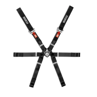 Sparco Formula H-9 Evo ремни безопасности, 6 точек, 2", алюминий, черный