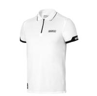 Sparco Zip поло мужское, белый, XS