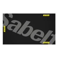 Sabelt Sim Racing ковер под кокпит, черный / желтый