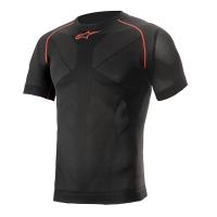 Alpinestars Ride Tech V2 футболка для картинга с коротким рукавом, черный / красный, XS / S