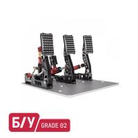 Simagic P2000-R педали для симрейсинга (газ, тормоз, сцепление), 200 кг, б/у 3 педали (газ, тормоз, сцепление), б/у (Grade 2), чёрный