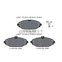 Pagid 8010 колодки тормозные передние, толщина 19,4 мм, состав SP (Street+)