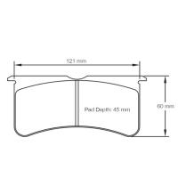 Pagid 2555 колодки тормозные передние, толщина 20 мм, состав RSL 29