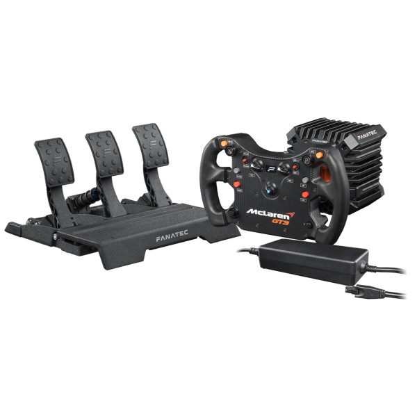 Fanatec CSL DD McLaren Elite (8 Нм) база + руль + педали для симрейсинга  PC/Xbox, черный, цена