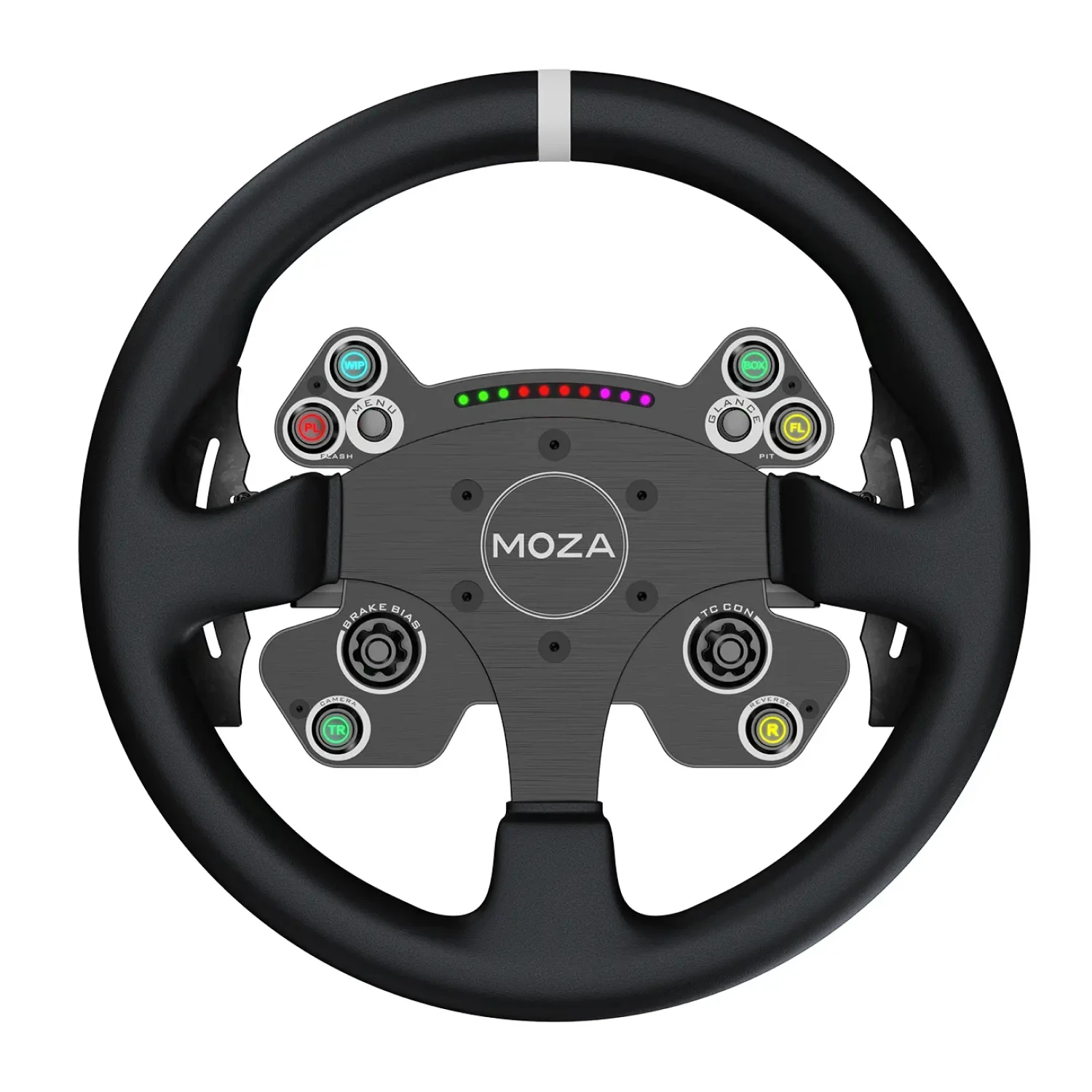 MOZA Racing CS V2P руль для симрейсинга (кожа), 330 мм, черный, цена