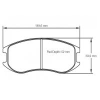 Pagid 8251 колодки тормозные передние, толщина 18 мм, состав RSL 29