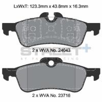 Pagid 8184 колодки тормозные задние