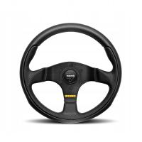 Momo Team nfc 280 руль для тюнинга (кожа), 300 мм, вылет 40 мм, черный