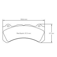 Pagid 8062 колодки тормозные, толщина 16,8 мм, состав RSL 29