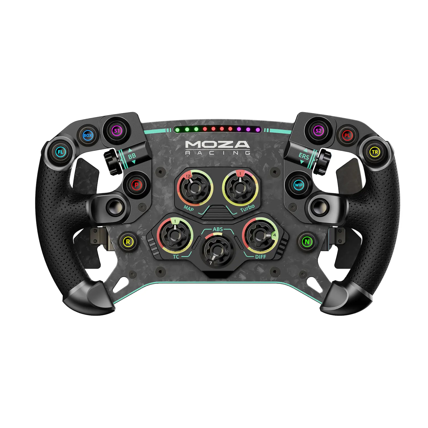 MOZA Racing GS V2P руль для симрейсинга (кожа), 300 мм, черный, цена