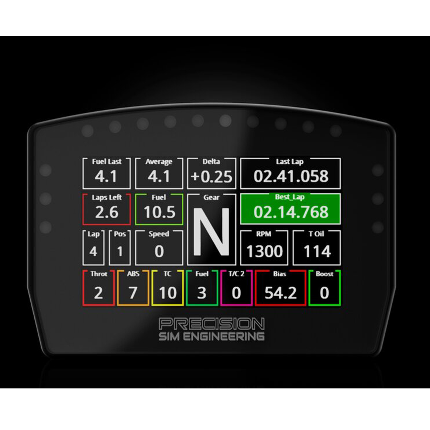 Precision Sim Engineering дисплей