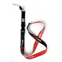 Sparco шнурок для бейджа (10 шт), черный / красный