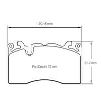 Pagid 8283 колодки тормозные передние, толщина 15.6 мм, состав RSL 29