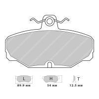 Ferodo Racing FCP408 колодки тормозные, состав колодок DS Performance, черный