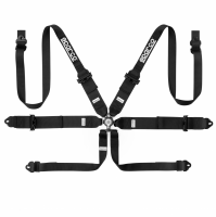 Sparco 04818RH1 ремни безопасности, 6 точек, 2-3", сталь, черный