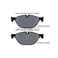 Pagid 8106 колодки тормозные передние, толщина 19,3 мм, состав SP (Street+)
